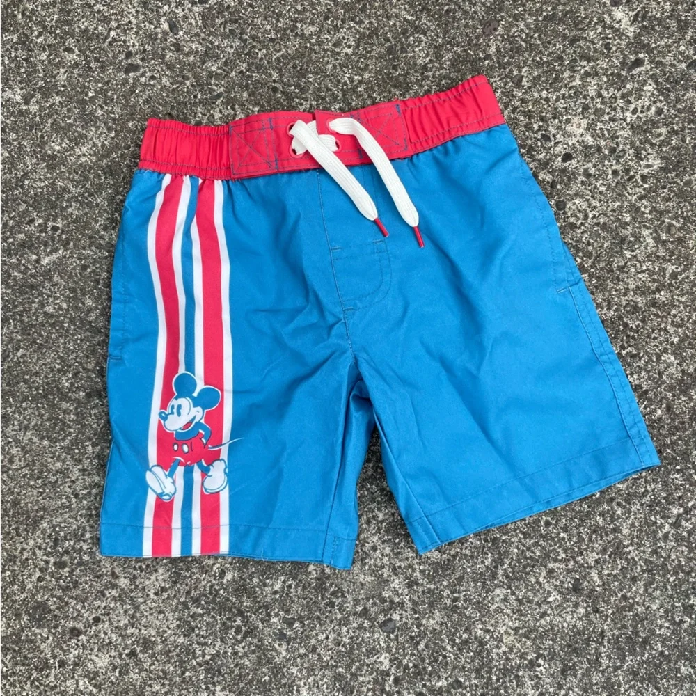 JK Disney Mickey Mouse Swim Trunks Board Shorts XS *NWOT